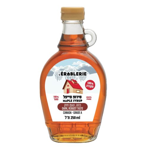 סירופ מייפל כהה 250 מ"ל - ERABLERIE