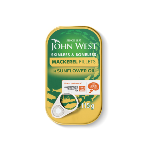 פילה מקרל בשמן חמניות 115 גרם JOHN WEST