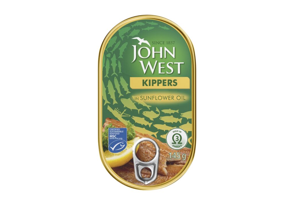 פילה הרינג מעושן בשמן חמניות 145 גרם - JOHN WEST