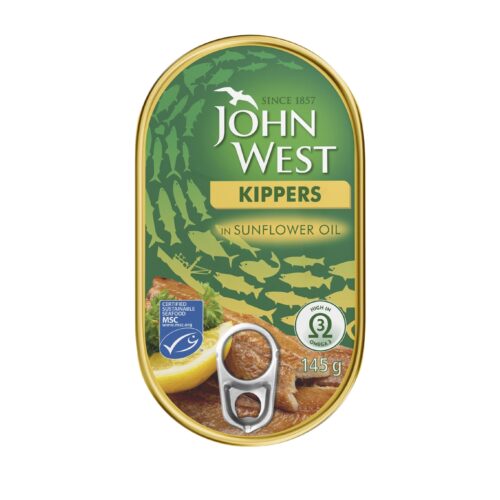 פילה הרינג מעושן בשמן חמניות 145 גרם - JOHN WEST
