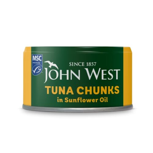 נתחי טונה בשמן חמניות 145 גרם JOHN WEST
