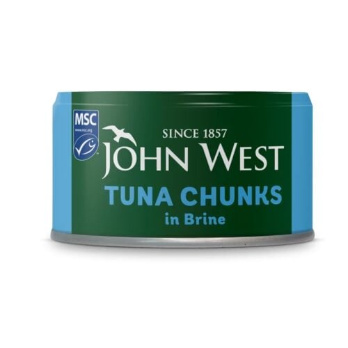 נתחי טונה במי מלח 145 גרם JOHN WEST