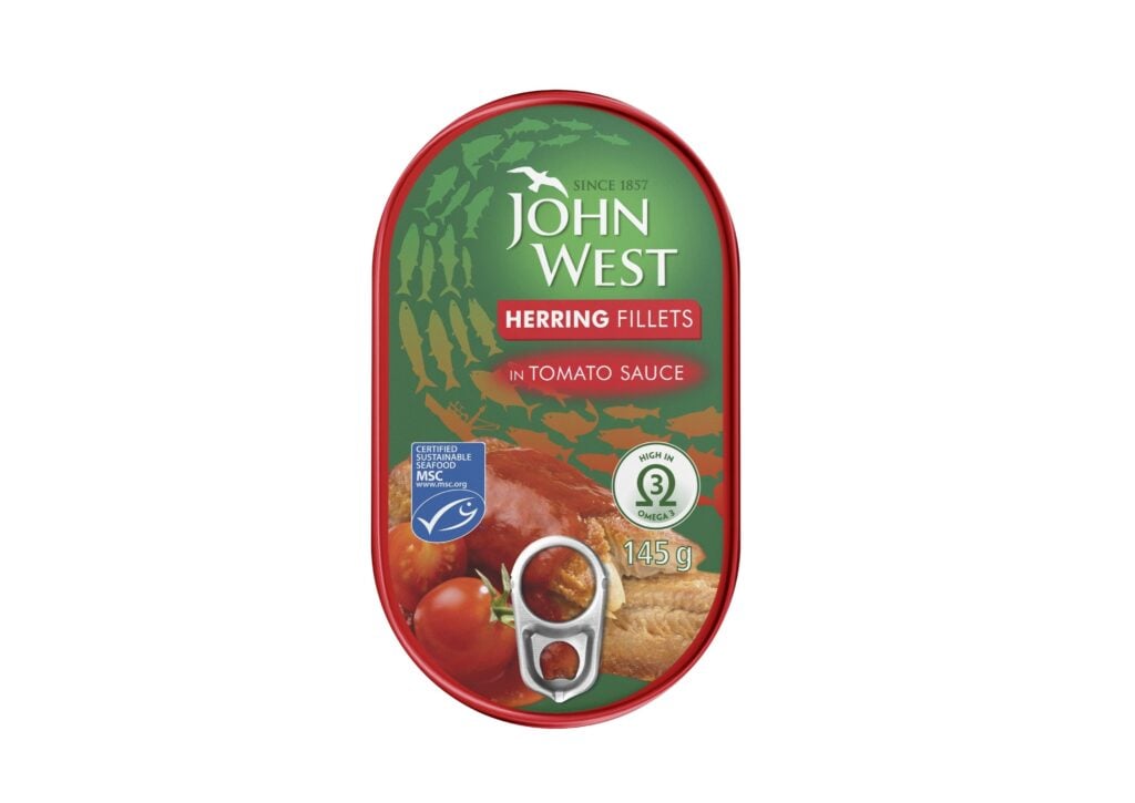 פילה הרינג ברוטב עגבניות 145 גרם - JOHN WEST