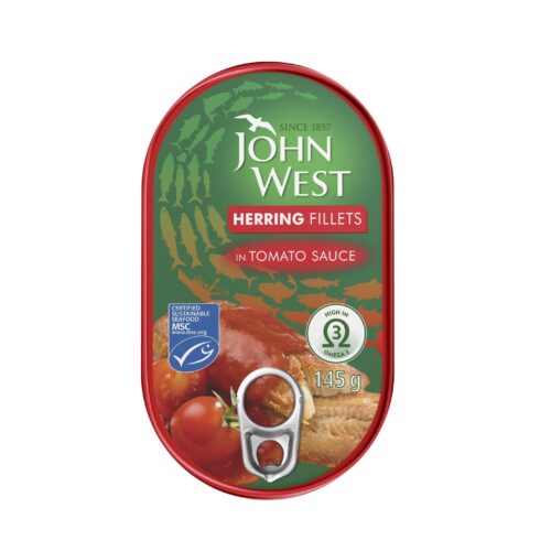 פילה הרינג ברוטב עגבניות 145 גרם - JOHN WEST